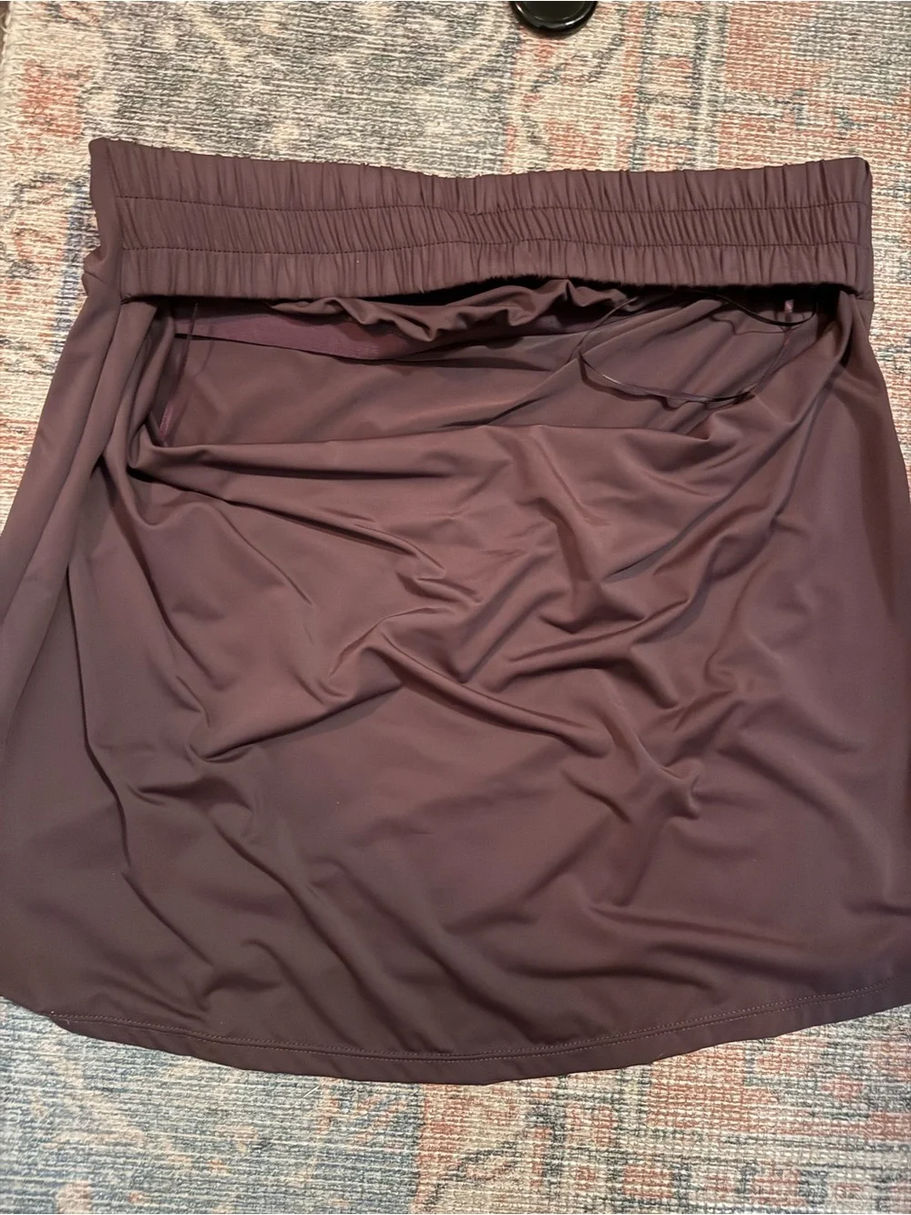 Free People Plum strapless top